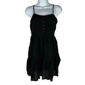 Love Tree Black Spaghetti Strap Mini Dress Size S